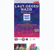 Kleine Seitenvorschau von lautgegennazis.de