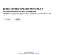 Kleine Seitenvorschau von pizza-village-grosslangheim.de