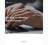 Kleine Seitenvorschau von law-blog.de