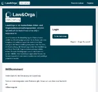 Kleine Seitenvorschau von law-orga.de