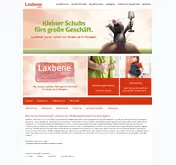 Kleine Seitenvorschau von laxbene.de