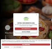Kleine Seitenvorschau von pizzahouse-hinte.de