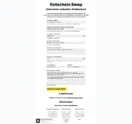 Kleine Seitenvorschau von gutschein-swap.de