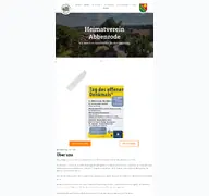 Kleine Seitenvorschau von abbenrode-harz.de