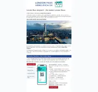Kleine Seitenvorschau von londonpassvergleich.de