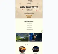 Kleine Seitenvorschau von winefever.de