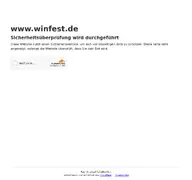 Kleine Seitenvorschau von winfest.de