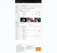 Kleine Seitenvorschau von livescores.biz