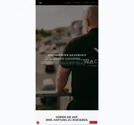 Kleine Seitenvorschau von wachmeister-sicherheit.de
