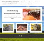 Kleine Seitenvorschau von wachtel-haltung.de