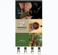 Kleine Seitenvorschau von monokel-kaffee.de