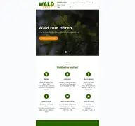 Kleine Seitenvorschau von waldseiten.de