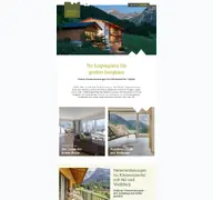 Kleine Seitenvorschau von walser-lodge.de