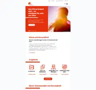 Kleine Seitenvorschau von klima-mensch-gesundheit.de