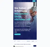 Kleine Seitenvorschau von silverjobs.de