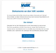 Kleine Seitenvorschau von posteingang.vdk-edv.de
