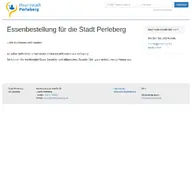 Kleine Seitenvorschau von essenbestellung.stadt-perleberg.de