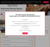 Kleine Seitenvorschau von shop.pizza-taxi-verona.de