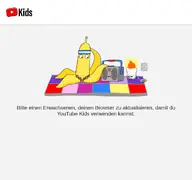 Kleine Seitenvorschau von youtubekids.com