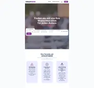 Kleine Seitenvorschau von venuefinder.at