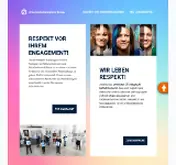 Kleine Seitenvorschau von wir-leben-respekt.de