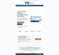 Kleine Seitenvorschau von kran-mietpark.de