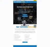 Kleine Seitenvorschau von ew-motorenservice.de