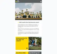 Kleine Seitenvorschau von ewe-cup.de