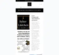 Kleine Seitenvorschau von sylter-laedchen.de