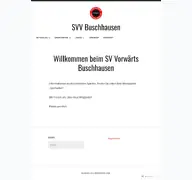 Kleine Seitenvorschau von svbuschhausen.de