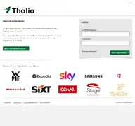 Kleine Seitenvorschau von thalia.mitarbeiterangebote.de
