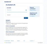 Kleine Seitenvorschau von bs.standardlife.de