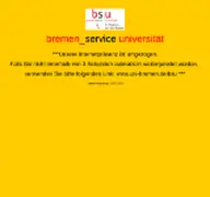 Kleine Seitenvorschau von bsu.uni-bremen.de