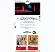 Kleine Seitenvorschau von kulturhaus-freital.de