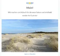 Kleine Seitenvorschau von syltspot.de