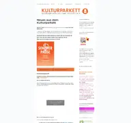 Kleine Seitenvorschau von kulturparkett-rhein-neckar.de