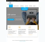 Kleine Seitenvorschau von leb-online.de