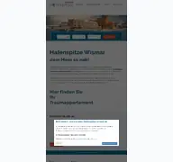 Kleine Seitenvorschau von wismar-hafenspitze-urlaub.de