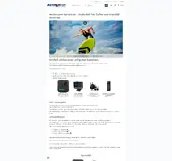 Kleine Seitenvorschau von actioncam-verleih.de