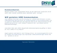 Kleine Seitenvorschau von dnw-net.de