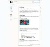 Kleine Seitenvorschau von drklipper.de