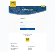 Kleine Seitenvorschau von kundenportal.g-v-o.de