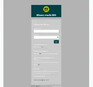 Kleine Seitenvorschau von wissenmachtbio.biomarkt.de