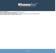 Kleine Seitenvorschau von wissensbox.de