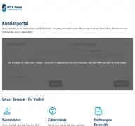 Kleine Seitenvorschau von kundenportal.wvp-online.de