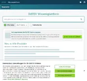Kleine Seitenvorschau von wissensplattform.apps.datev.de