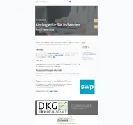 Kleine Seitenvorschau von urologie-senden.de