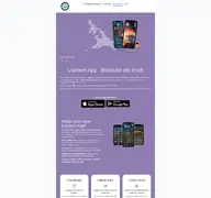 Kleine Seitenvorschau von usedom-app.de
