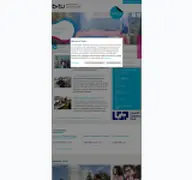 Kleine Seitenvorschau von b-tu.de