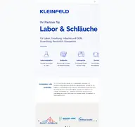 Kleine Seitenvorschau von kleinfeld-labor.de